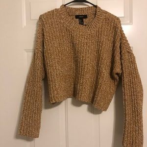 Cropped Knit Swearer